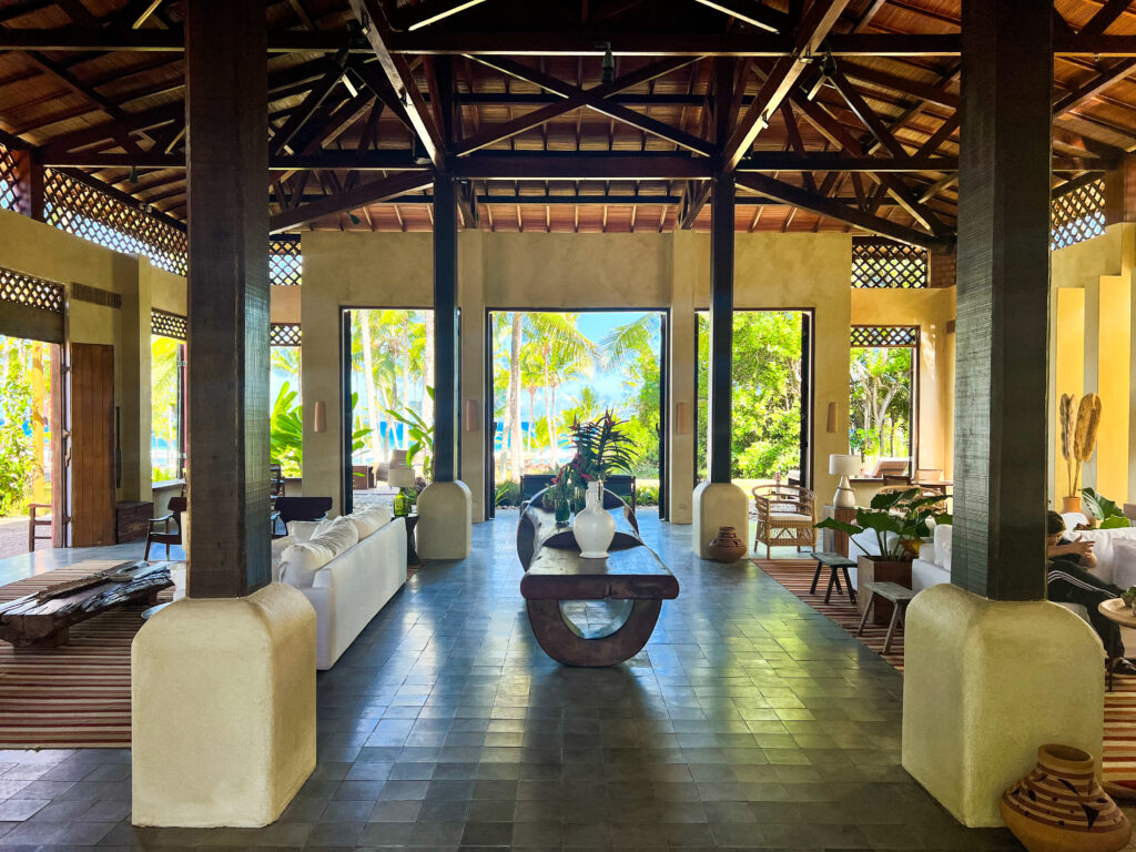 sala de estar Txai Resort Itacaré