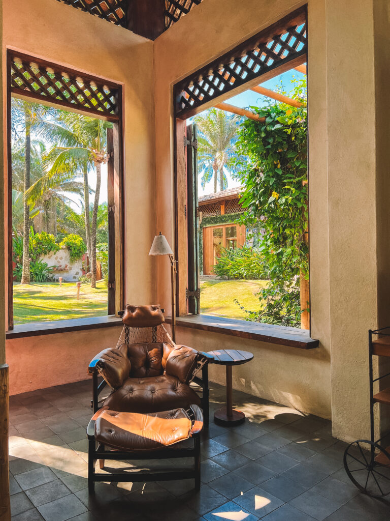 sala de estar Txai Resort Itacaré