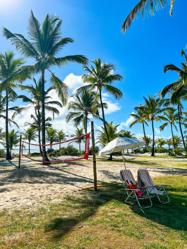 quadra beach tennis Txai Resort Itacaré