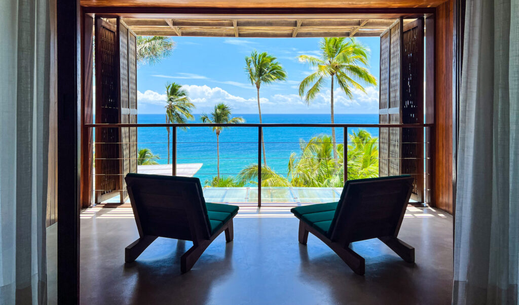 varanda vista mar Barracuda Hotel
