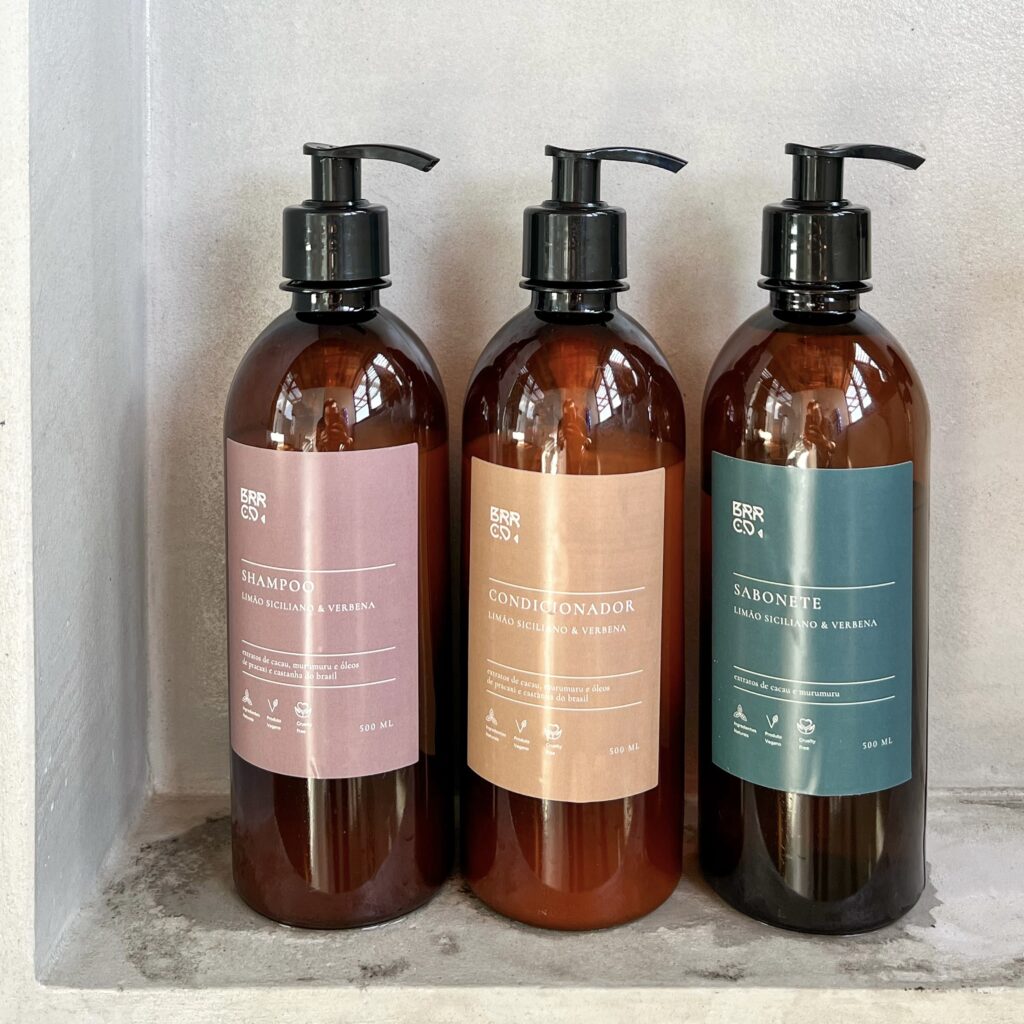 Amenities sustentáveis cruelty free Barracuda Hotel